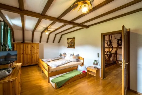 Ferienhaus Schlafzimmer 1